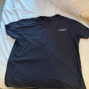 Lululemon custom Aloha tee black